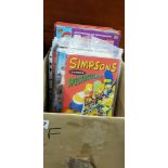 BOX OF SIMPSONS ITEMS