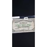 £10 BANKNOTE BELFAST BANKING CO LTD 10/08/40