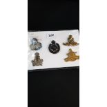 5 MILITARY BADGES