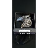 2 SILVER BROOCHES