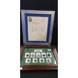 FRAMED ULSTER VOLUNTEERS BUTTONS, BADGES & EPHEMERA ETC