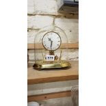 GLASS DOME MANTLE CLOCK