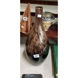 LARGE MURANO GOLD SHIMMER VASE