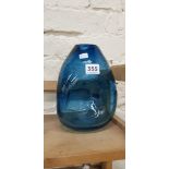 STUDIO BLUE GLASS VASE