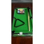 MINIATURE BILLIARD TABLE