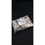 BAG OF OLD 2 SHILLING COINS