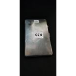 HEAVY SILVER CIGARETTE CASE BIRMINGHAM 1941/42 CIRCA 227.5GRAMS