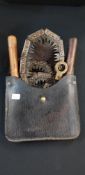 RARE WW1 UVF ZAPPER TRENCH SAW IN LEATHER POUCH