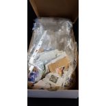 BOX OF WORLD STAMPS