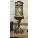 LARGE VICTORIAN BRASS CHALICE
