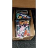 LARGE BOX OF SUPER HERO COMICS