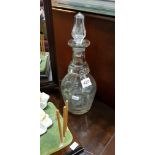 GEORGIAN GLASS DECANTER