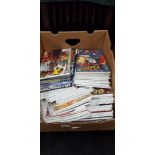 LARGE BOX OF SUPER HERO COMICS