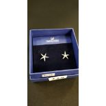 SWAROVSKI CRYSTAL STAR EARRINGS