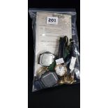 BAG OF WATCH PARTS