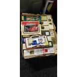 BOX LOT OF 30 MODEL VEHICLES