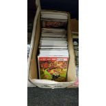 LARGE BOX OF SUPERHERO COMICS