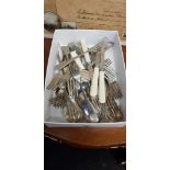 BOX OF EPNS CUTLERY