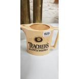 TEACHERS WHISKEY JUG