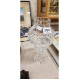 TYRONE CRYSTAL TEA LIGHT & SHADE