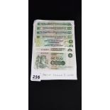 8 BANK OF SCOTLAND BANKNOTES