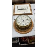 SHIPS BRASS CLOCK