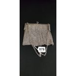 HALLMARKED SILVER EVENING BAG