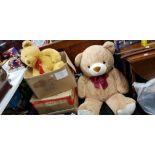 QUANTITY OF SOFT TOYS AND DUCK DERBY ITEMS