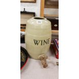 STONEWARE WINE BARRELL