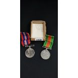 PAIR OF WORLD WAR 2 MEDALS