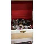 BOX OF COSTUME JEWELLERY