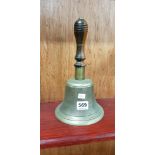 LARGE ANTIQUE SCHOOL BELL