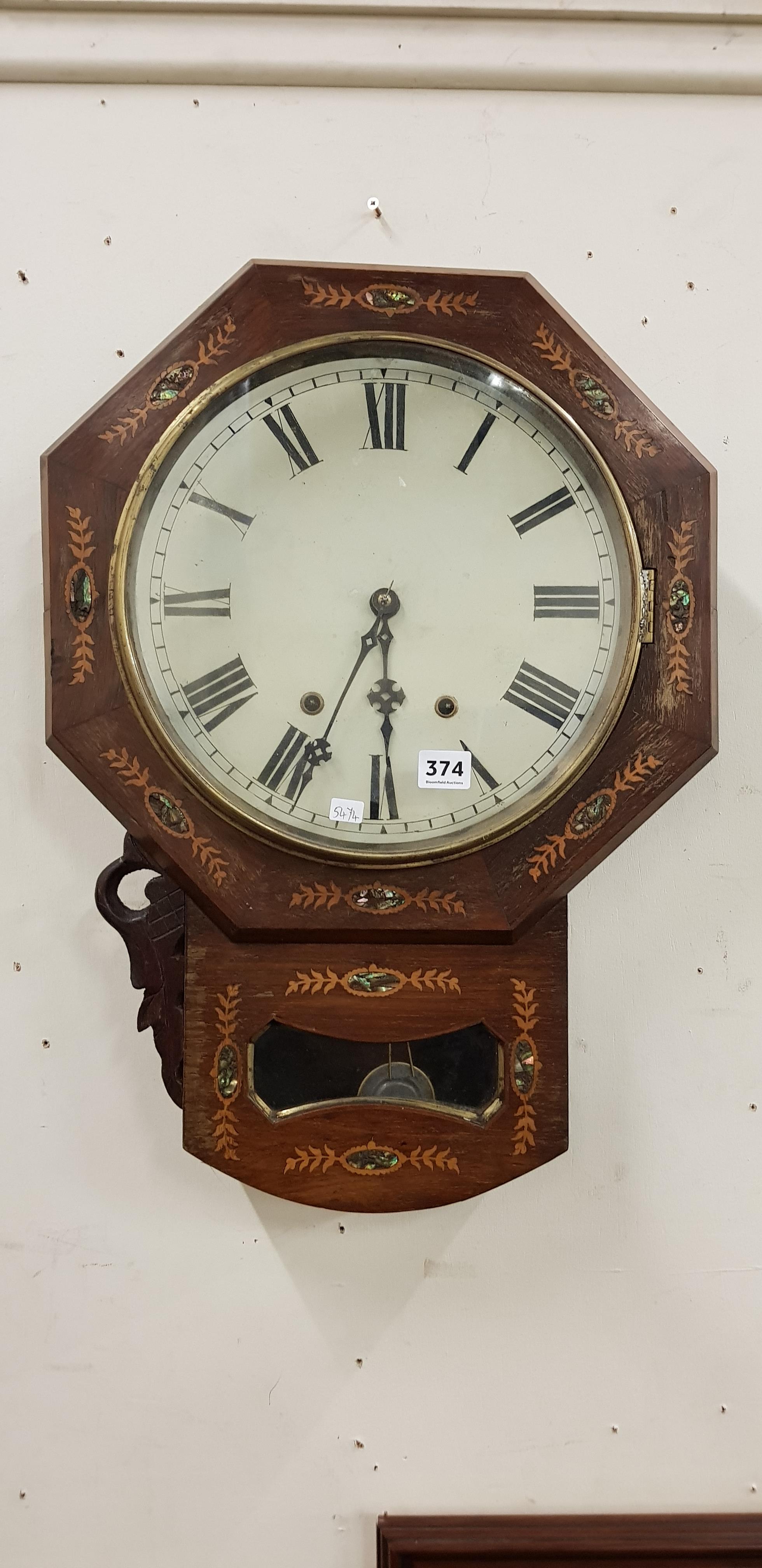 AMERICAN DROP DIAL CLOCK