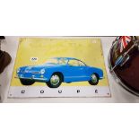 METAL CAR SIGN - KARMANN COUPE