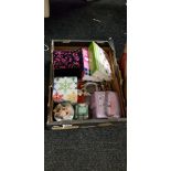 BOX OF COSTUME JEWELLERY AND PHOTO ALBUMS