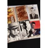 QUANTITY OF MOVIE STAR POSTCARDS TO INCLUDE 4 PAUL NEWMAN AND 4 CLINT EASTWOOD POSTCARDS