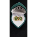 PAIR OF 18CT GOLD EARRINGS