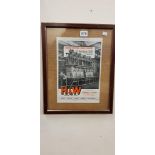 OLD FRAMED HARLAND AND WOLFF EPHEMERA