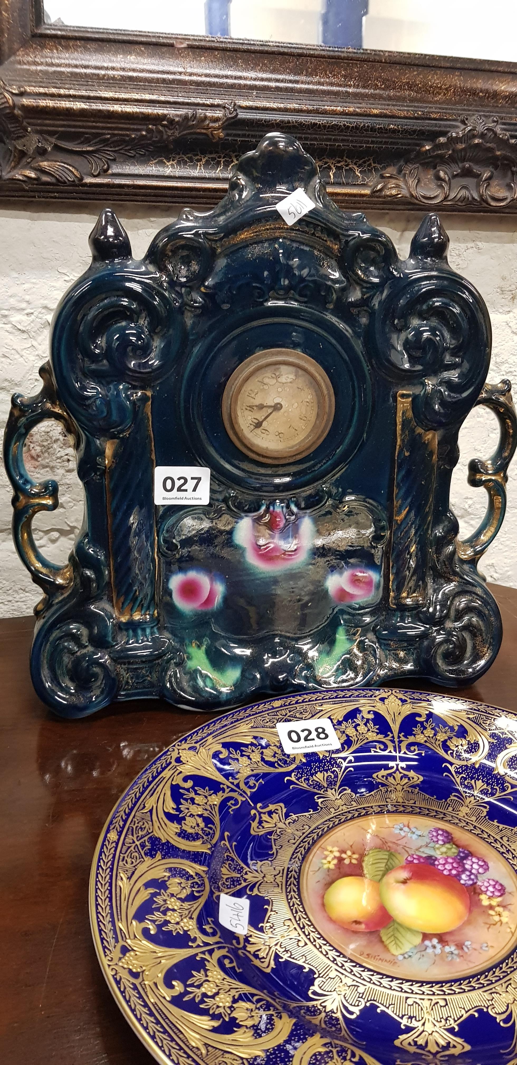 ANTIQUE CERAMIC CLOCK