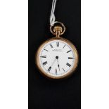 GOLD PLATED POCKET WATCH