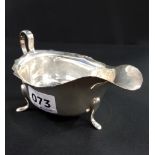 SILVER SAUCE BOAT SHEFFIELD 1938