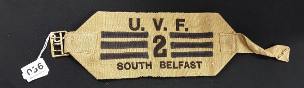 GENUINE UVF 2 SOUTH BELFAST ARMBAND