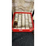 BOX OF CIGARETTE CARDS