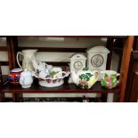 SHELF LOT TO INCLUDE BELLEEK