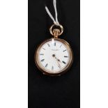 GOLD PLATED FOB WATCH