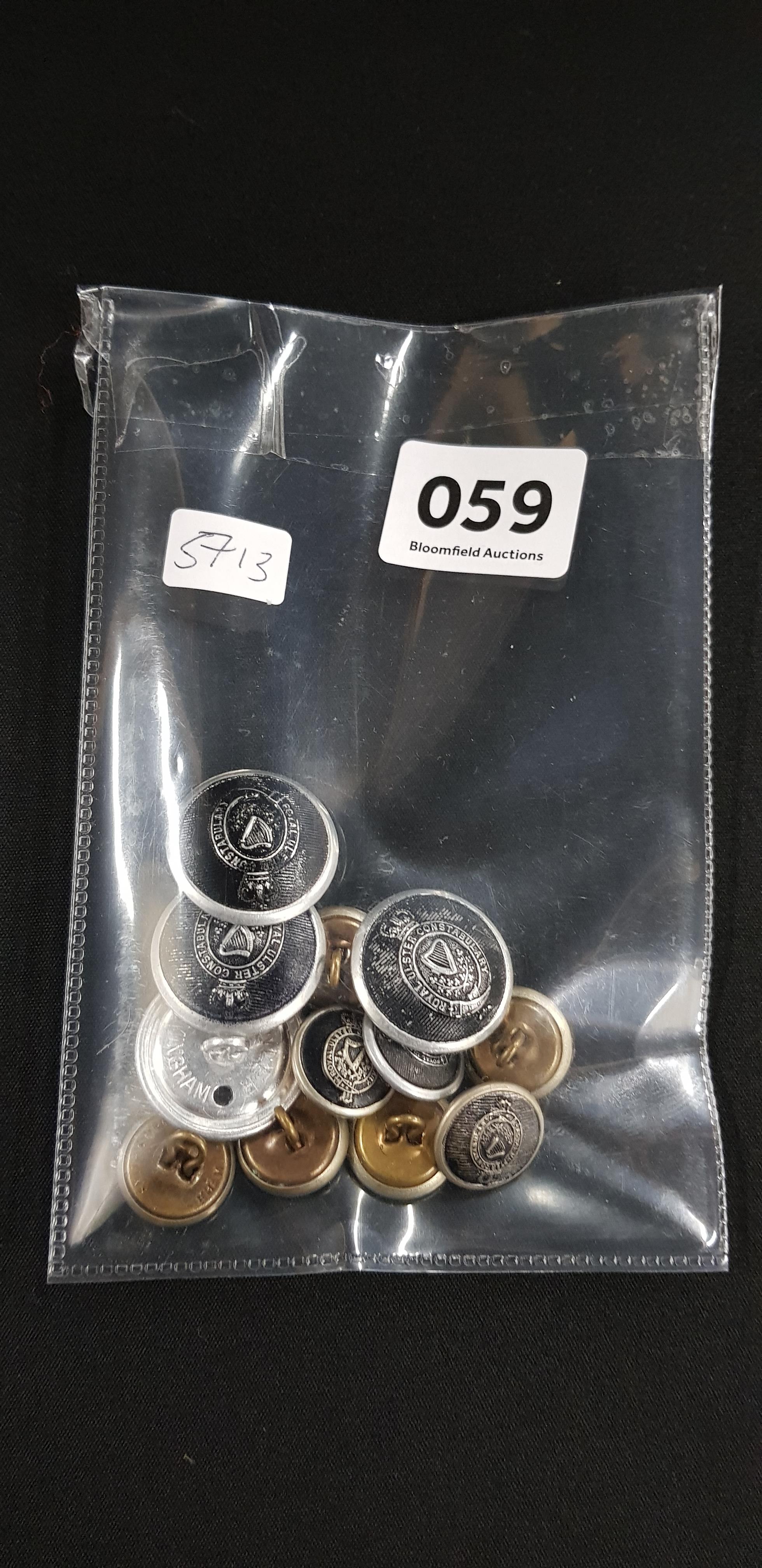 BAG OF RUC BUTTONS