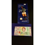 GEORGE BEST £5 BANK NOTE IN COVER