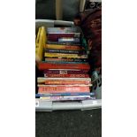 BOX OF COOKERY BOOKS