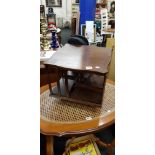 EDWARDIAN TABLE TOP ROTATING BOOKCASE