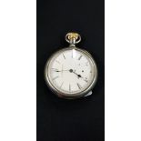 ELGIN MAY'S WATCH CO. SILVEROID POCKET WATCH